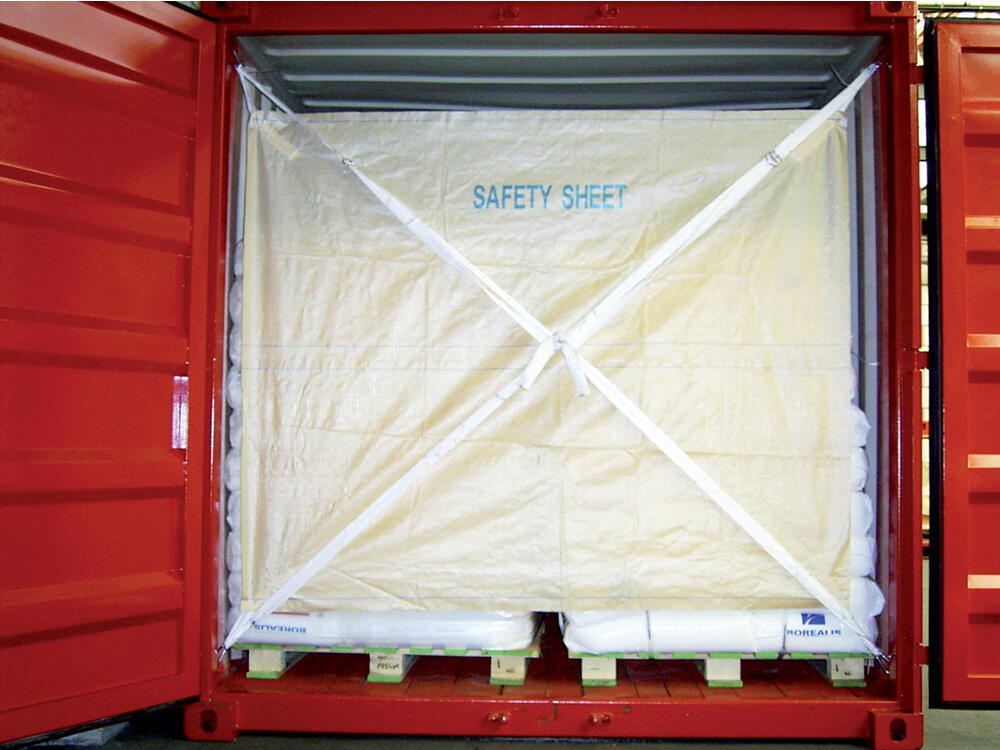 Système d’arrimage cargaison safety sheet